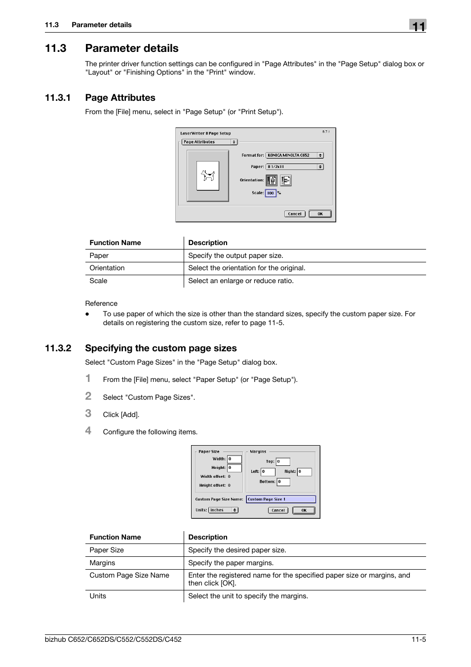 3 parameter details, Parameter details -5 | Konica Minolta BIZHUB C652DS User Manual | Page 146 / 312