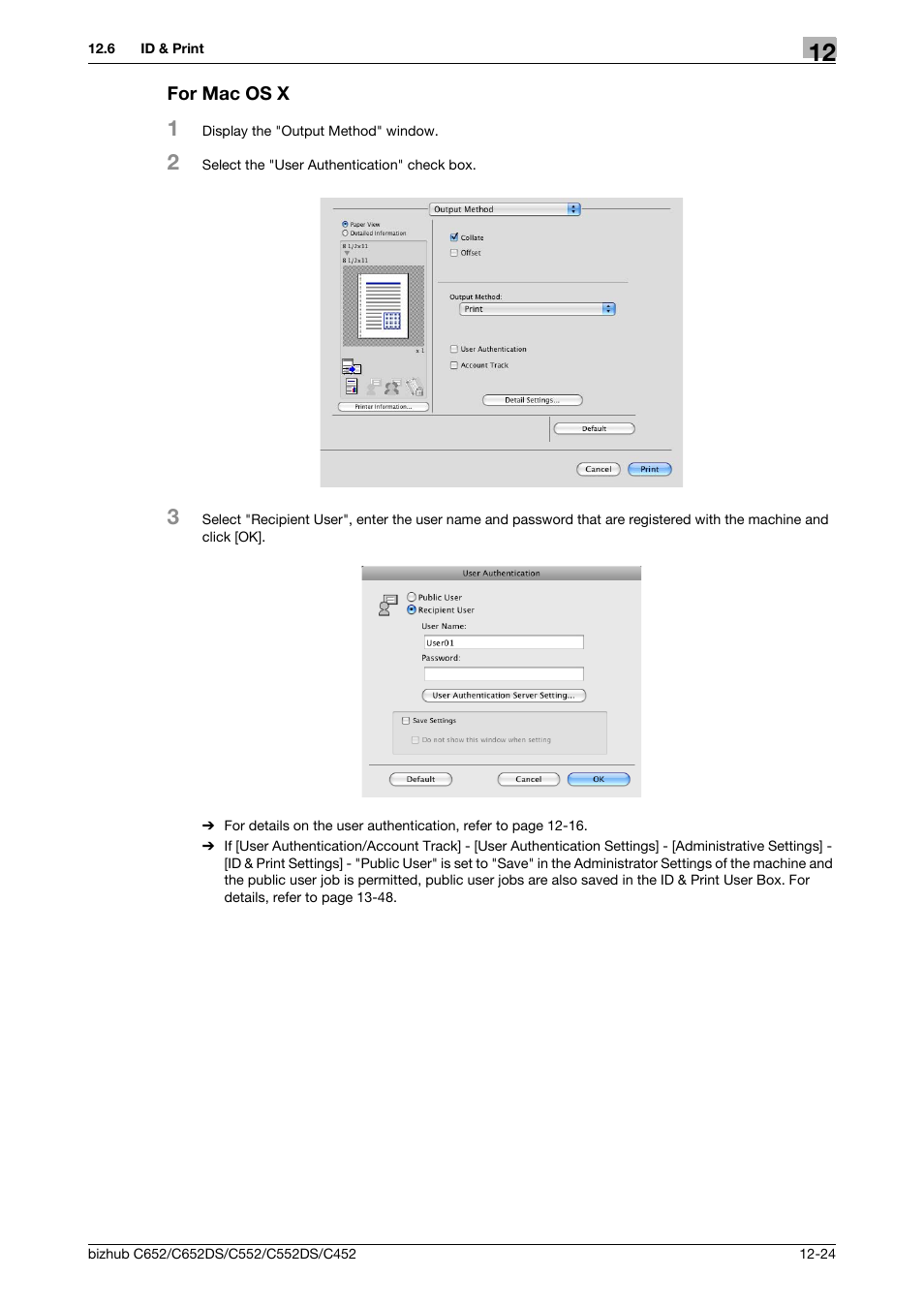 For mac os x, For mac os x -24 | Konica Minolta BIZHUB C652DS User Manual | Page 173 / 312