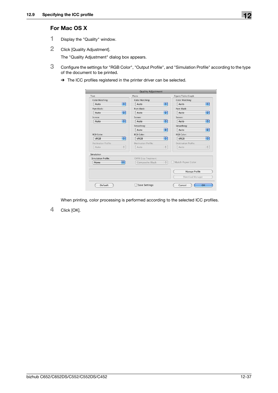 For mac os x, For mac os x -37 | Konica Minolta BIZHUB C652DS User Manual | Page 186 / 312