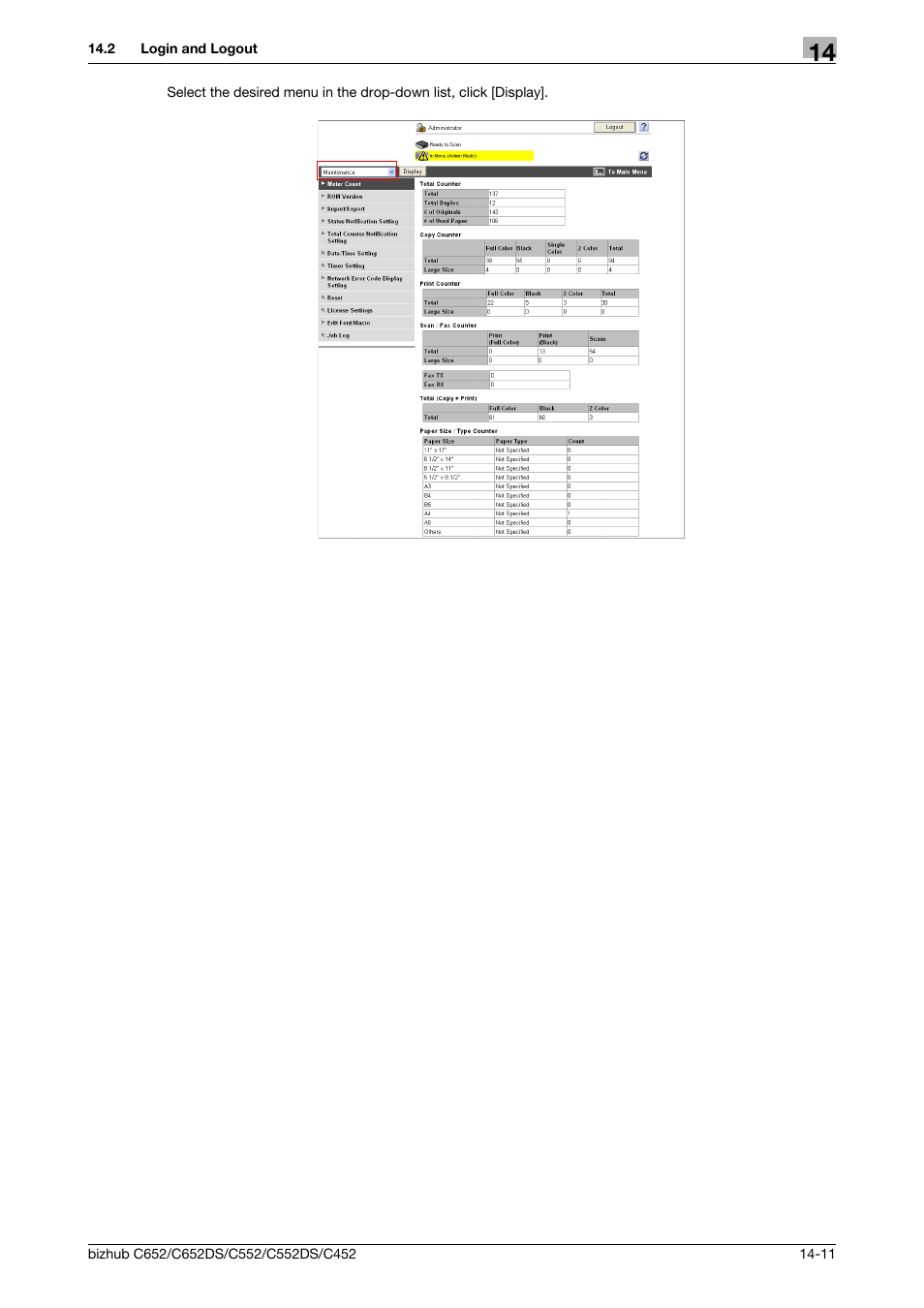 Konica Minolta BIZHUB C652DS User Manual | Page 266 / 312