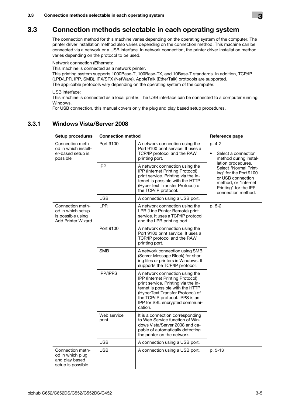 1 windows vista/server 2008, Windows vista/server 2008 -5 | Konica Minolta BIZHUB C652DS User Manual | Page 29 / 312