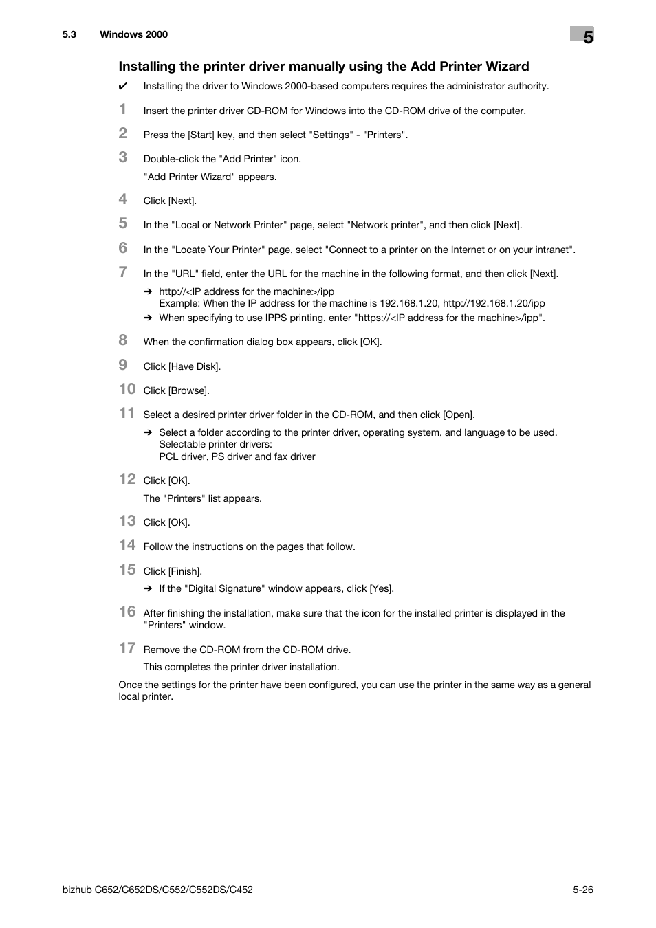 Konica Minolta BIZHUB C652DS User Manual | Page 64 / 312