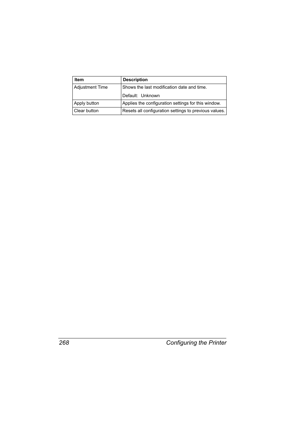 Configuring the printer 268 | Konica Minolta pagepro 5650 User Manual | Page 286 / 394