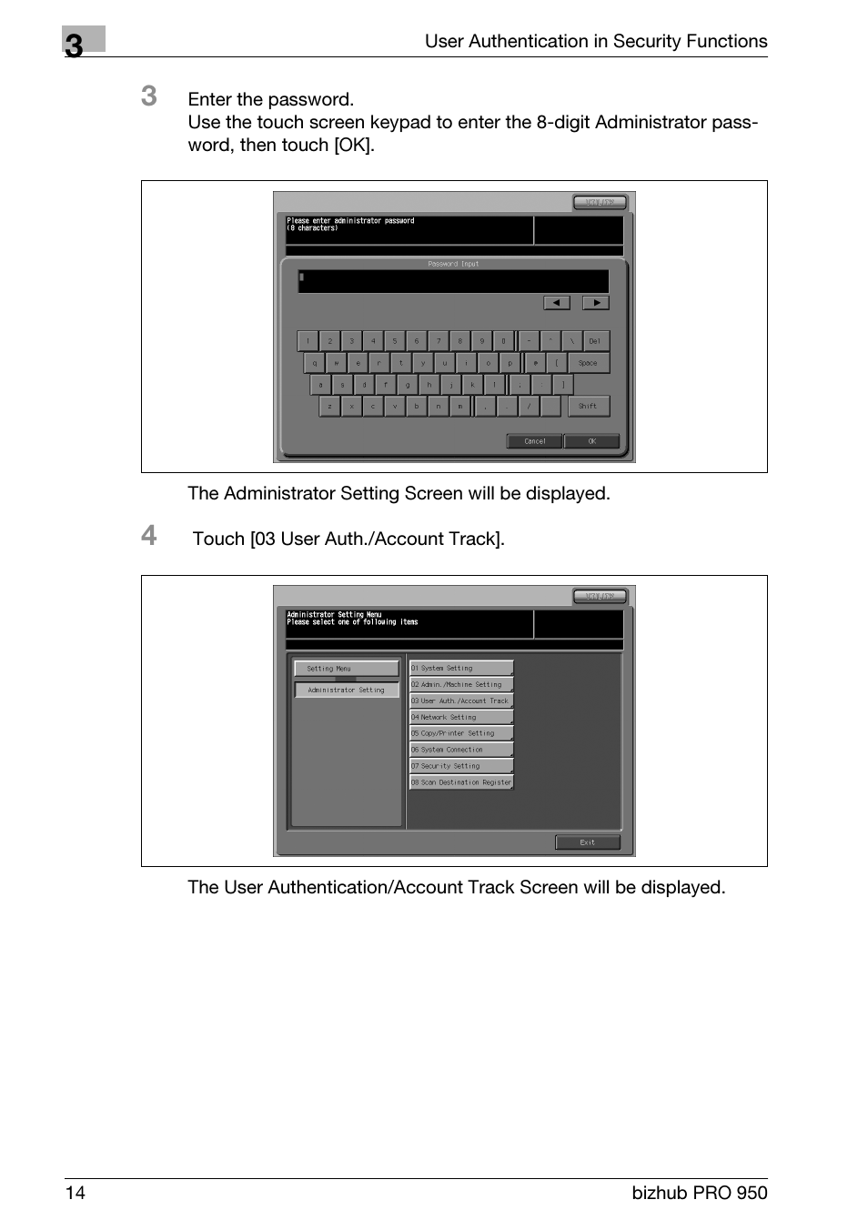 Konica Minolta bizhub PRO 950 User Manual | Page 22 / 82