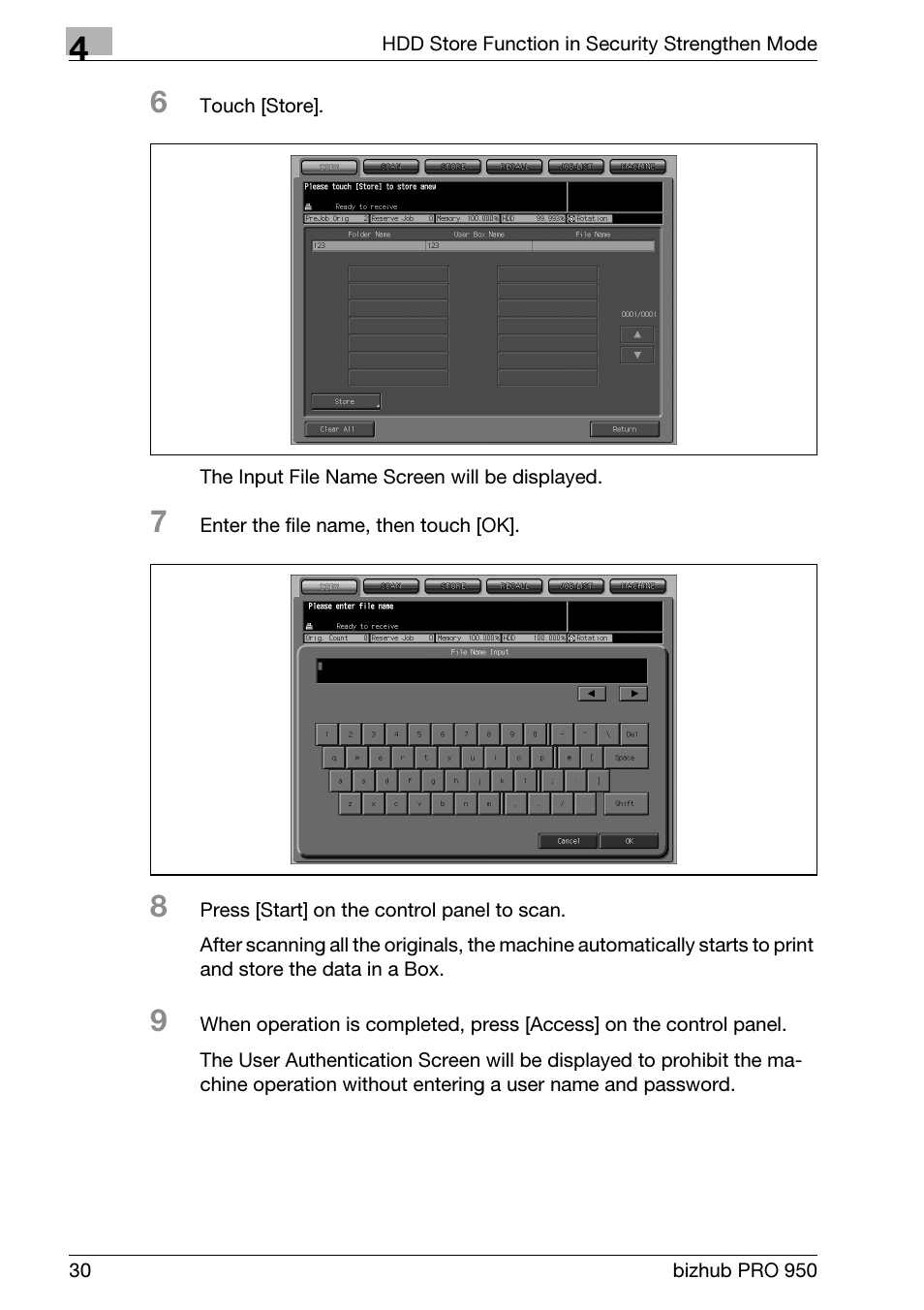 Konica Minolta bizhub PRO 950 User Manual | Page 38 / 82