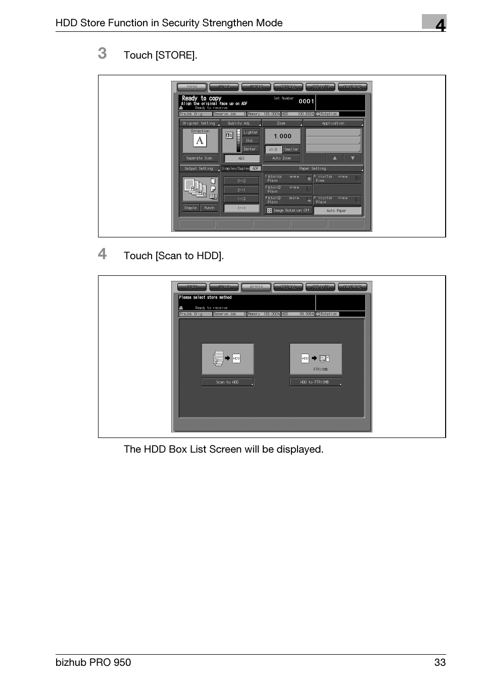 Konica Minolta bizhub PRO 950 User Manual | Page 41 / 82