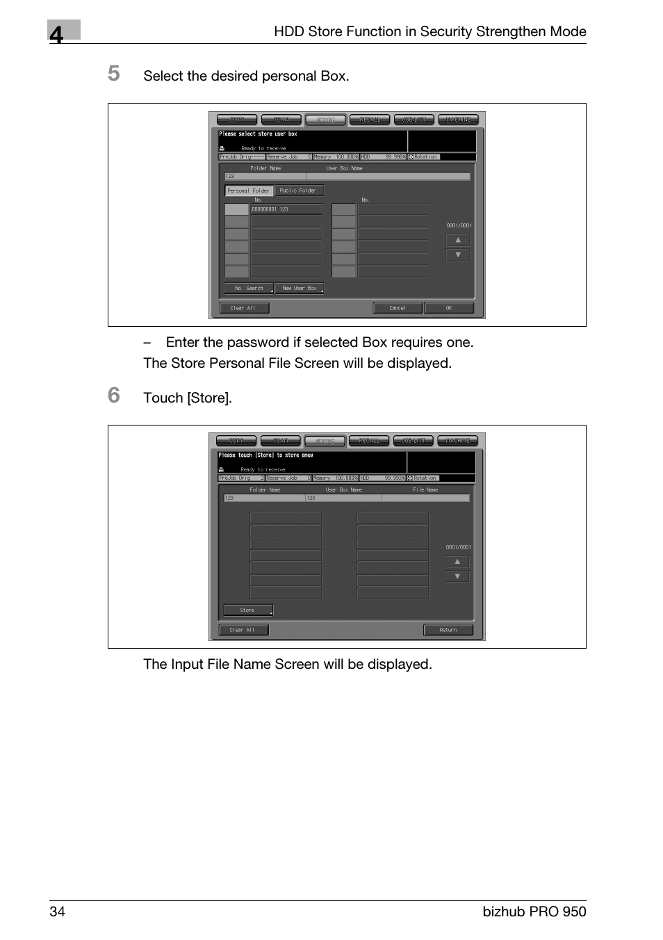 Konica Minolta bizhub PRO 950 User Manual | Page 42 / 82