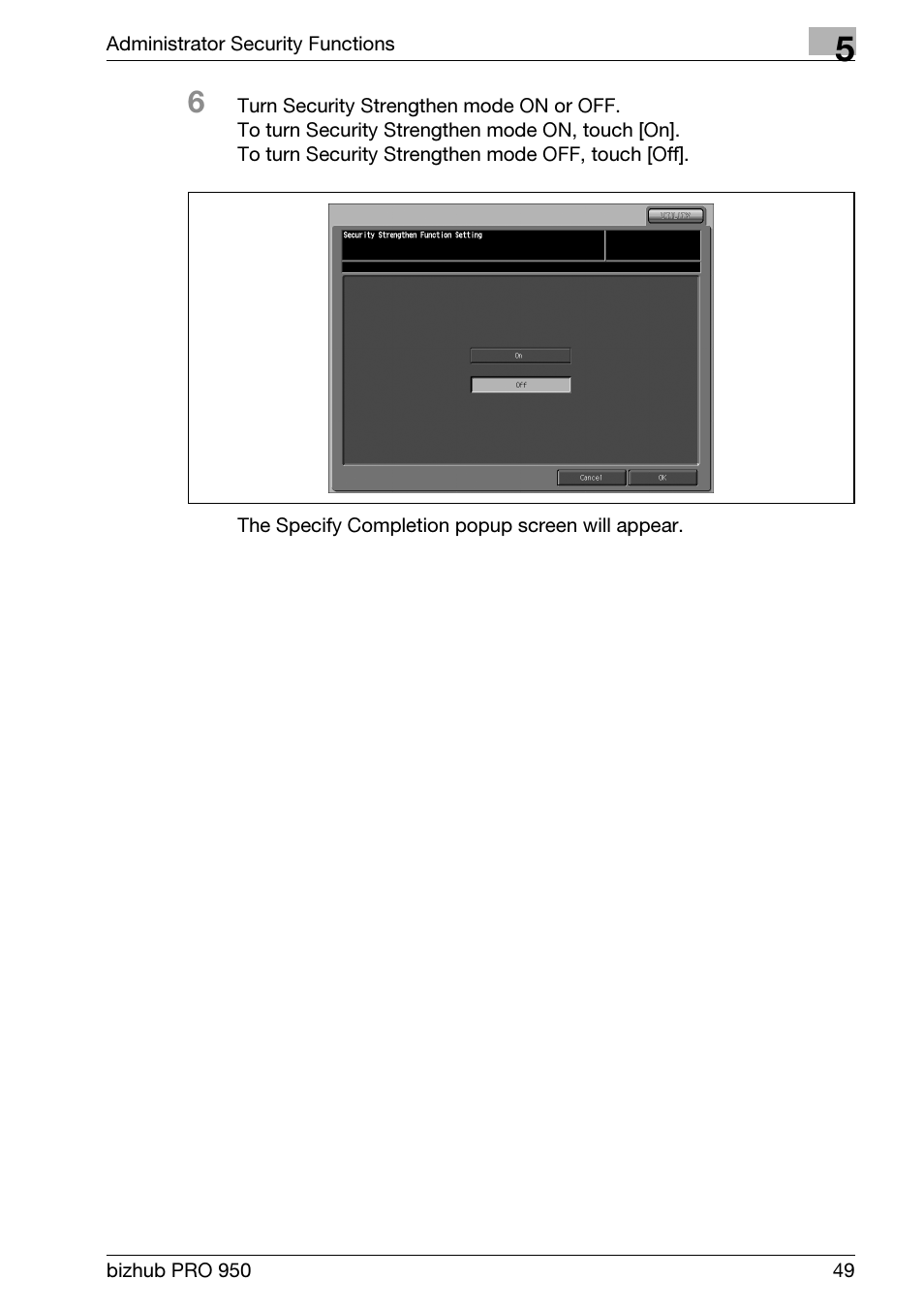 Konica Minolta bizhub PRO 950 User Manual | Page 57 / 82