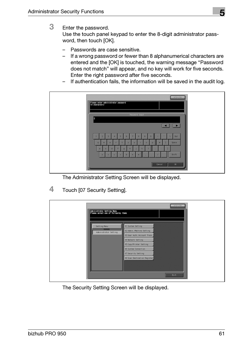 Konica Minolta bizhub PRO 950 User Manual | Page 69 / 82