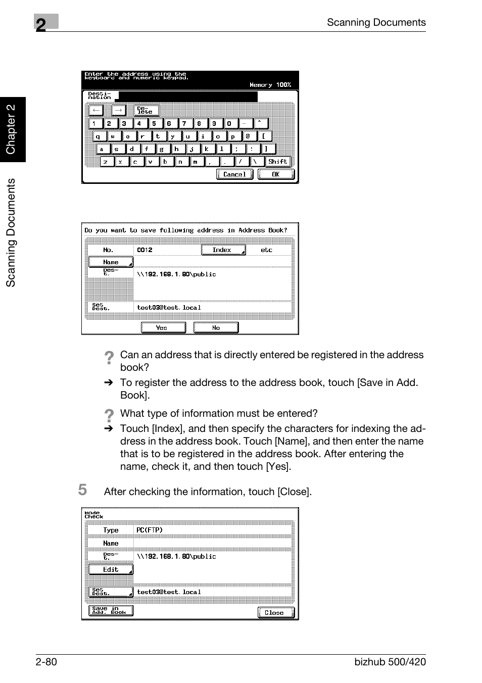 Konica Minolta bizhub 500 User Manual | Page 115 / 412