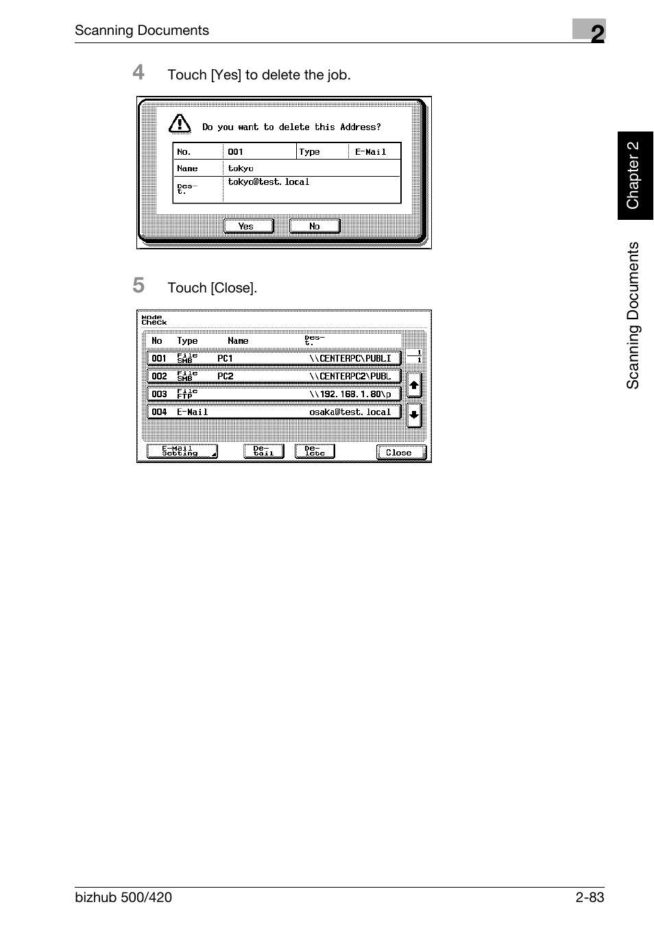 Konica Minolta bizhub 500 User Manual | Page 118 / 412