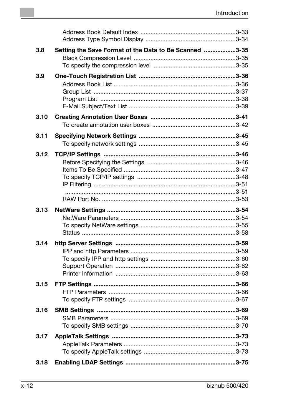 Konica Minolta bizhub 500 User Manual | Page 13 / 412