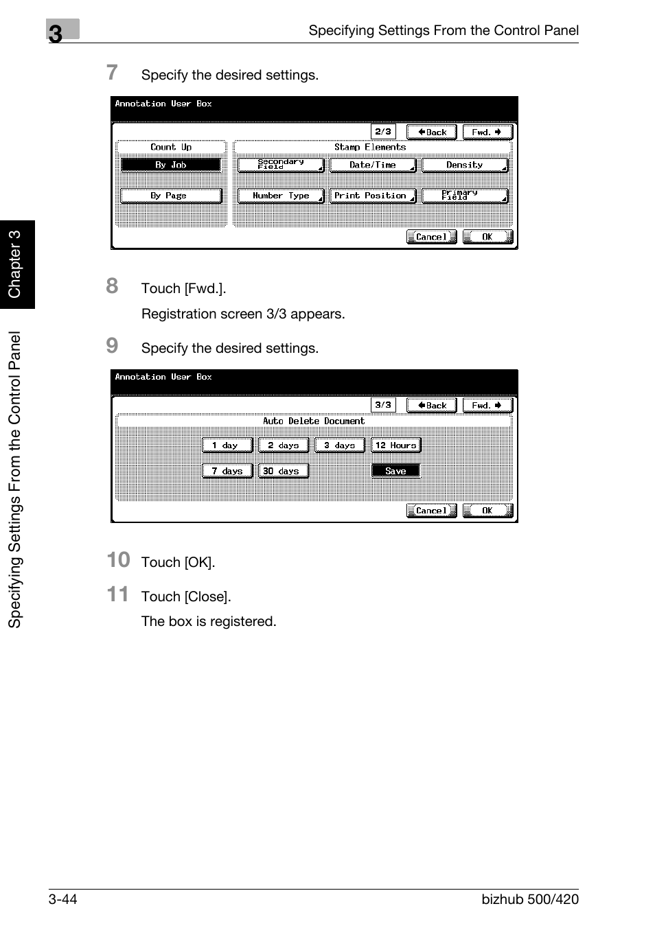 Konica Minolta bizhub 500 User Manual | Page 169 / 412