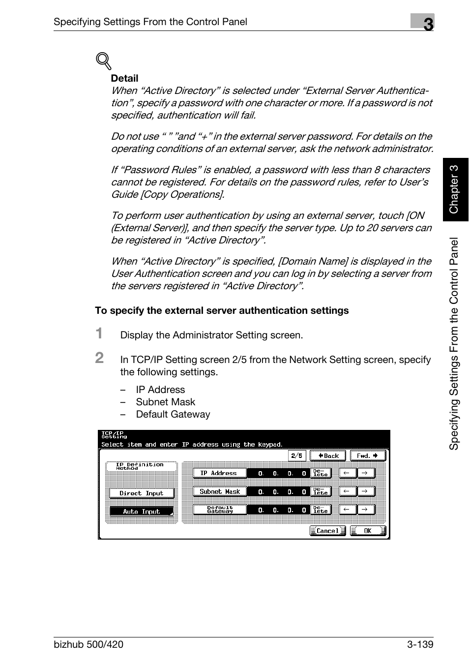 Konica Minolta bizhub 500 User Manual | Page 264 / 412