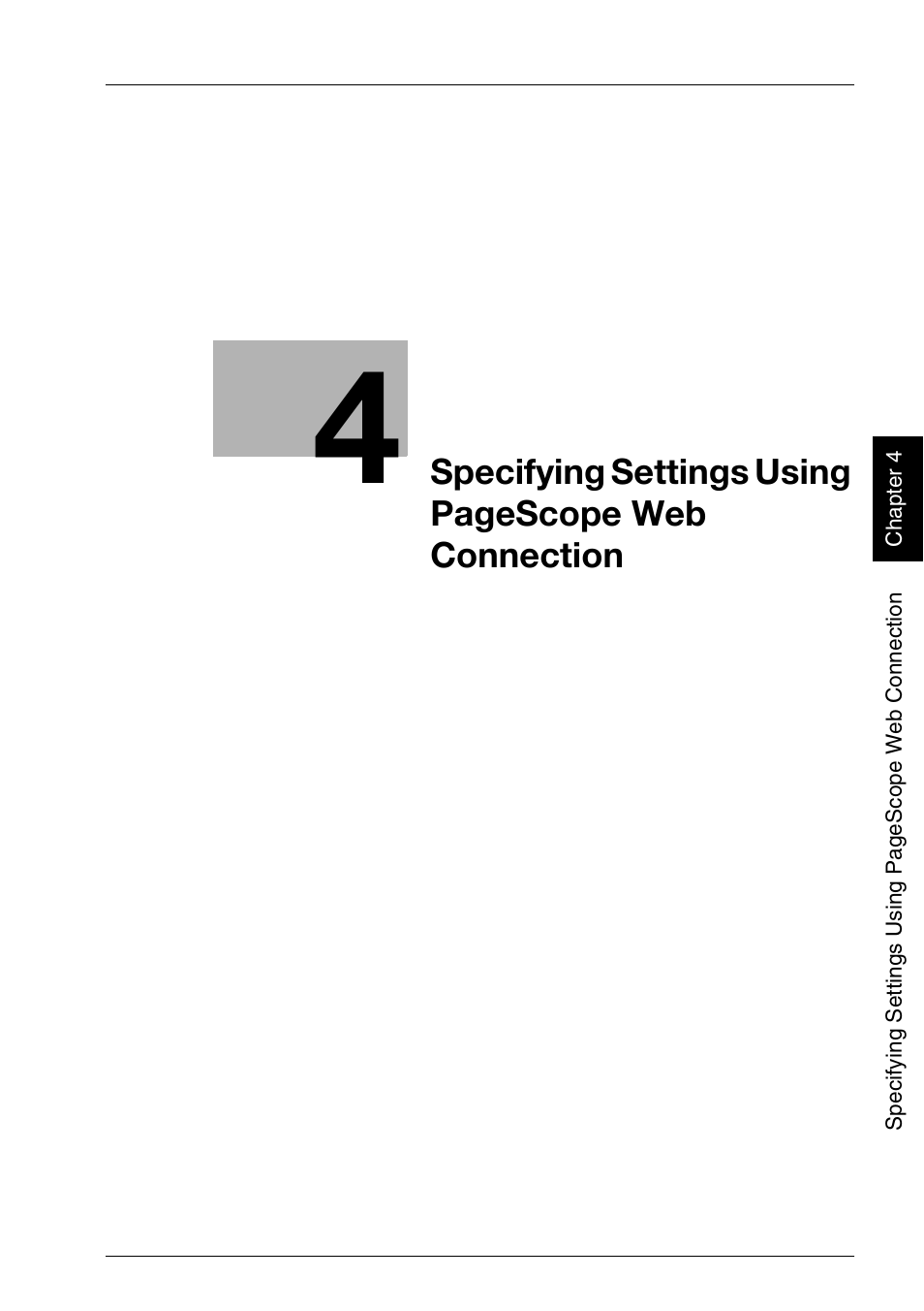 Specifying settings using pagescope web connection | Konica Minolta bizhub 500 User Manual | Page 272 / 412