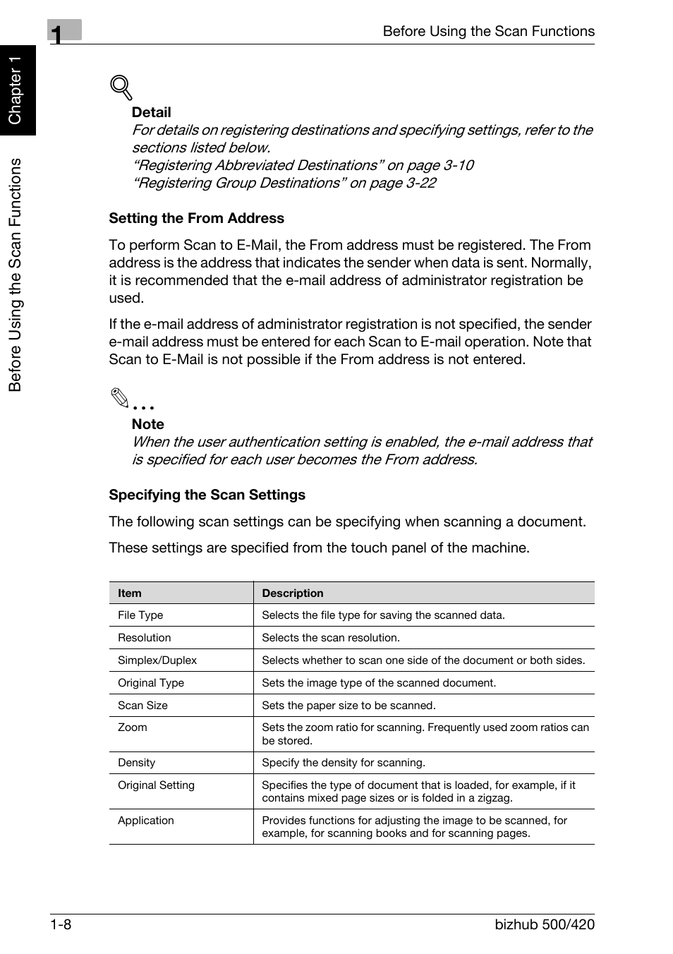 Konica Minolta bizhub 500 User Manual | Page 31 / 412