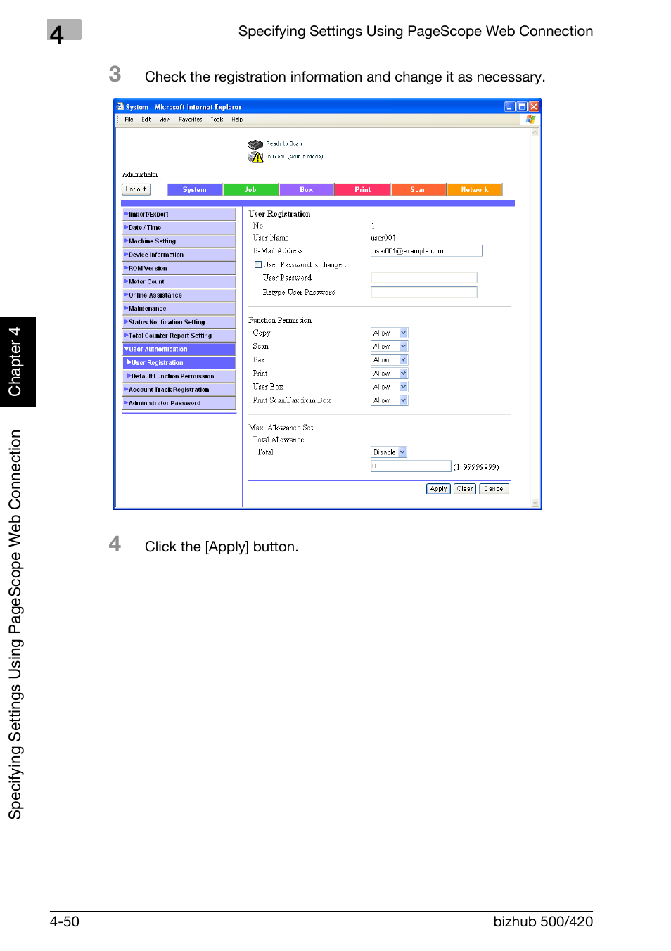 Konica Minolta bizhub 500 User Manual | Page 321 / 412