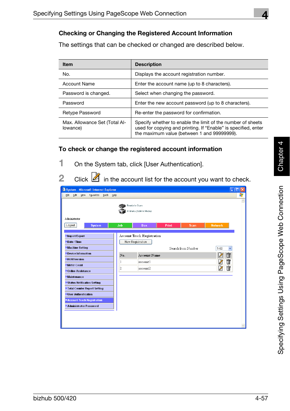 Konica Minolta bizhub 500 User Manual | Page 328 / 412