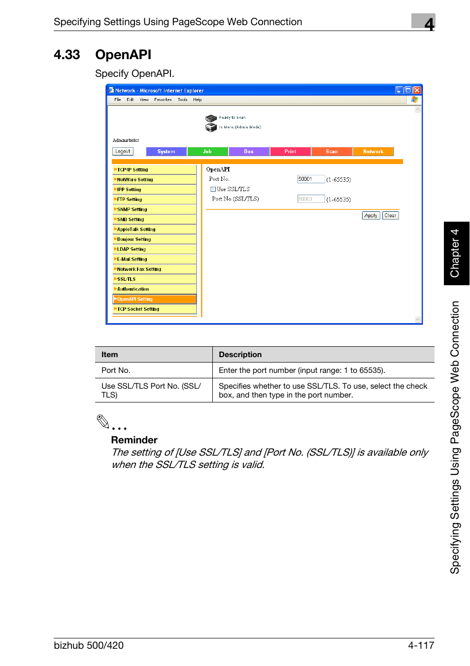 33 openapi, Openapi -117 | Konica Minolta bizhub 500 User Manual | Page 388 / 412