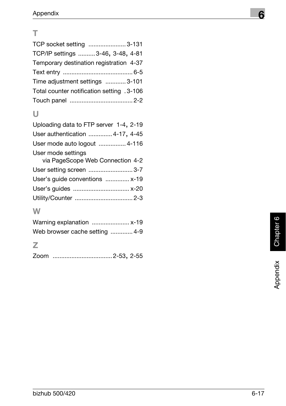 Konica Minolta bizhub 500 User Manual | Page 410 / 412