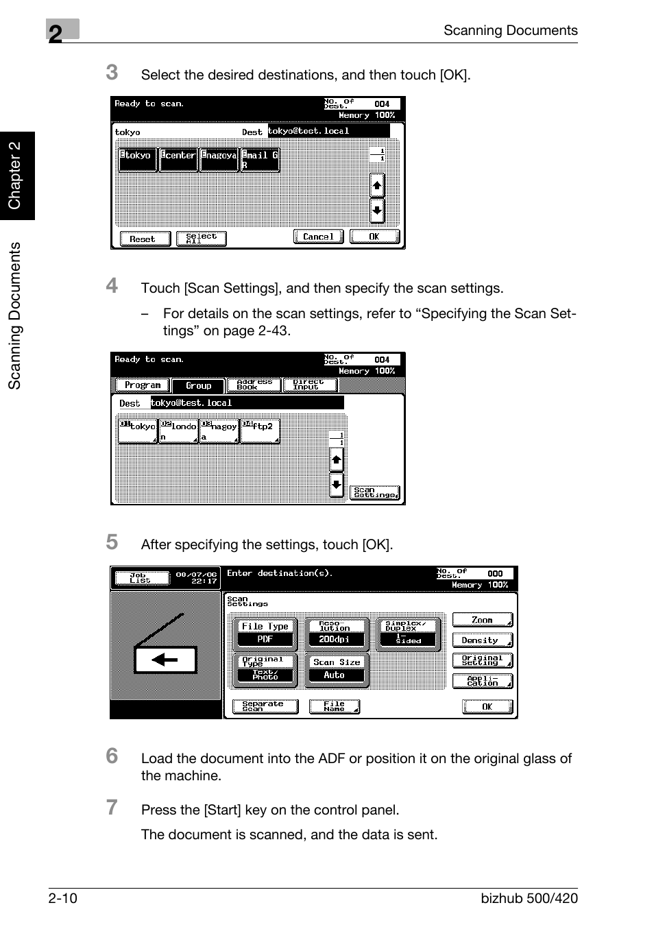 Konica Minolta bizhub 500 User Manual | Page 45 / 412