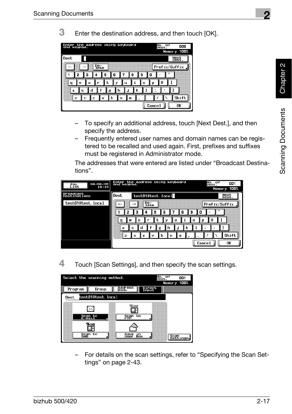 Konica Minolta bizhub 500 User Manual | Page 52 / 412