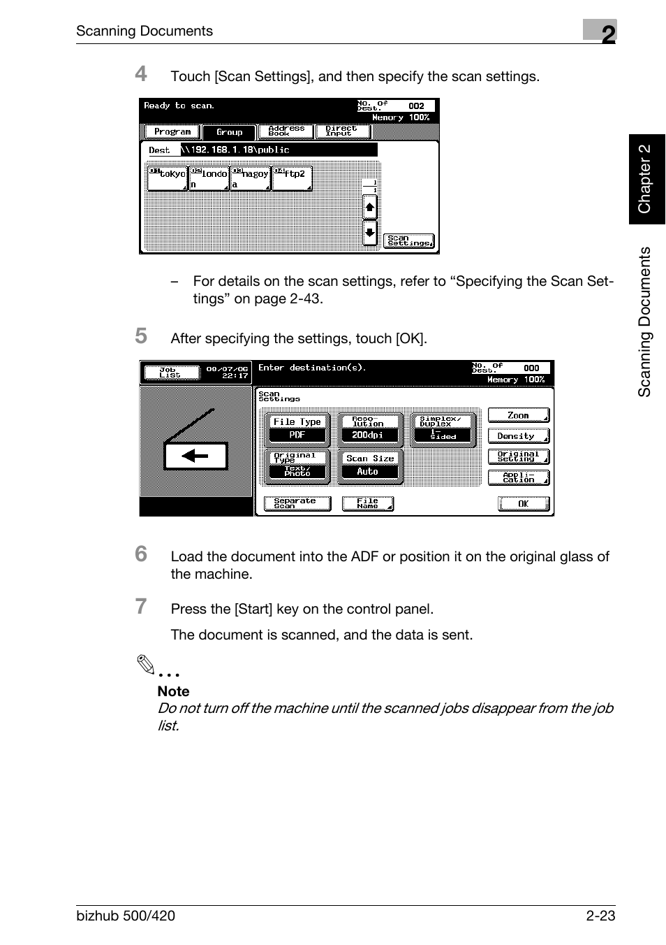 Konica Minolta bizhub 500 User Manual | Page 58 / 412