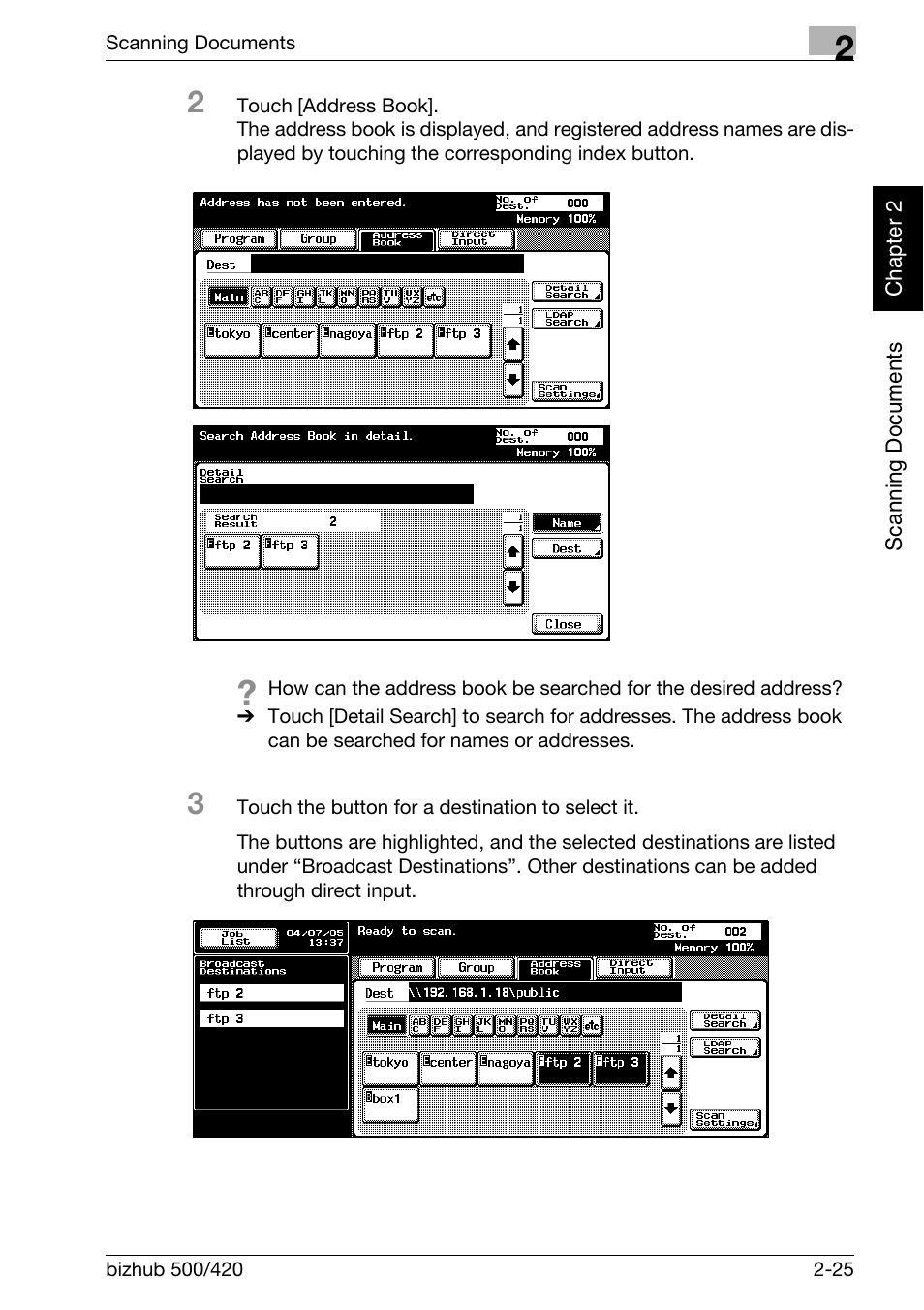 Konica Minolta bizhub 500 User Manual | Page 60 / 412