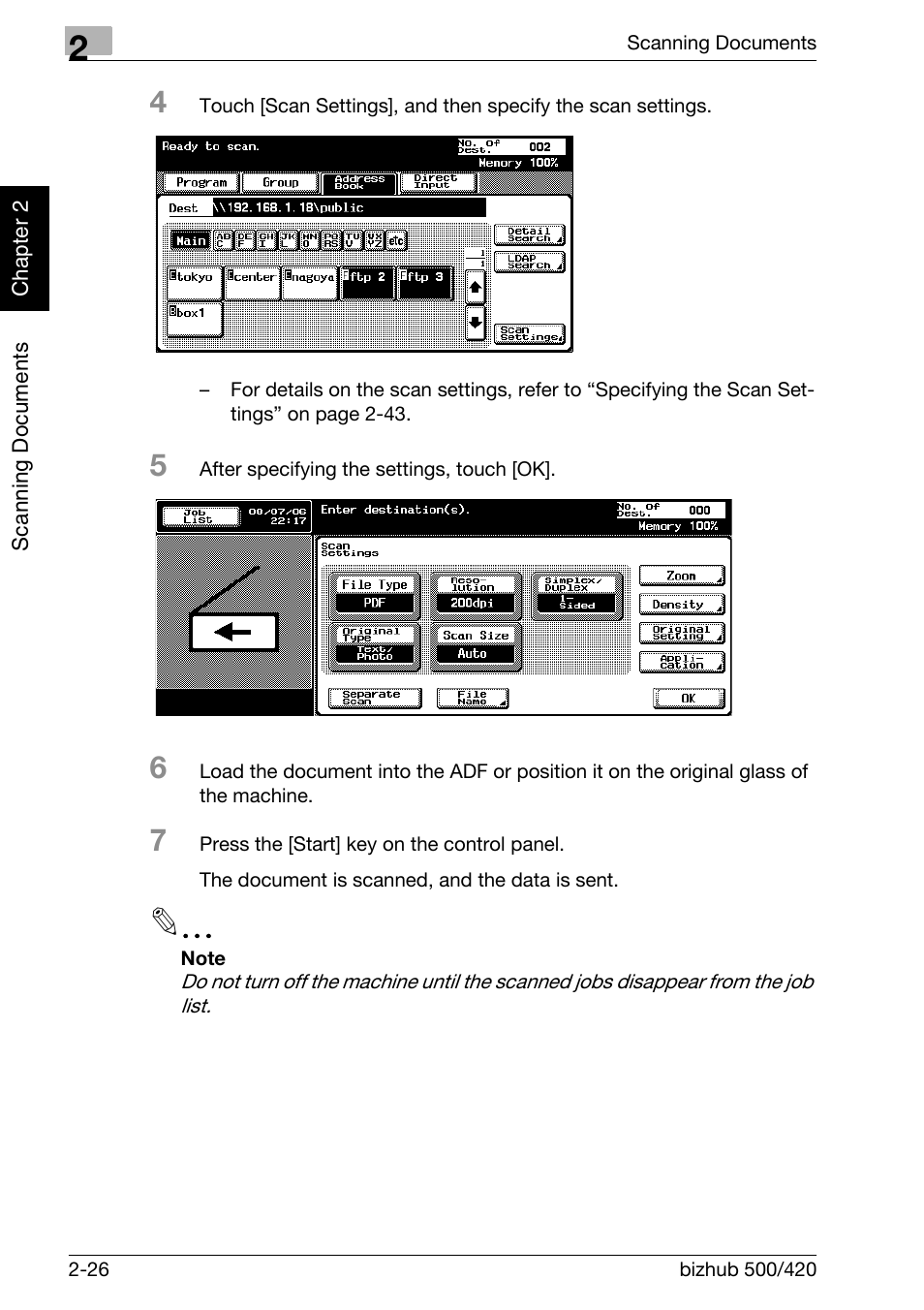 Konica Minolta bizhub 500 User Manual | Page 61 / 412