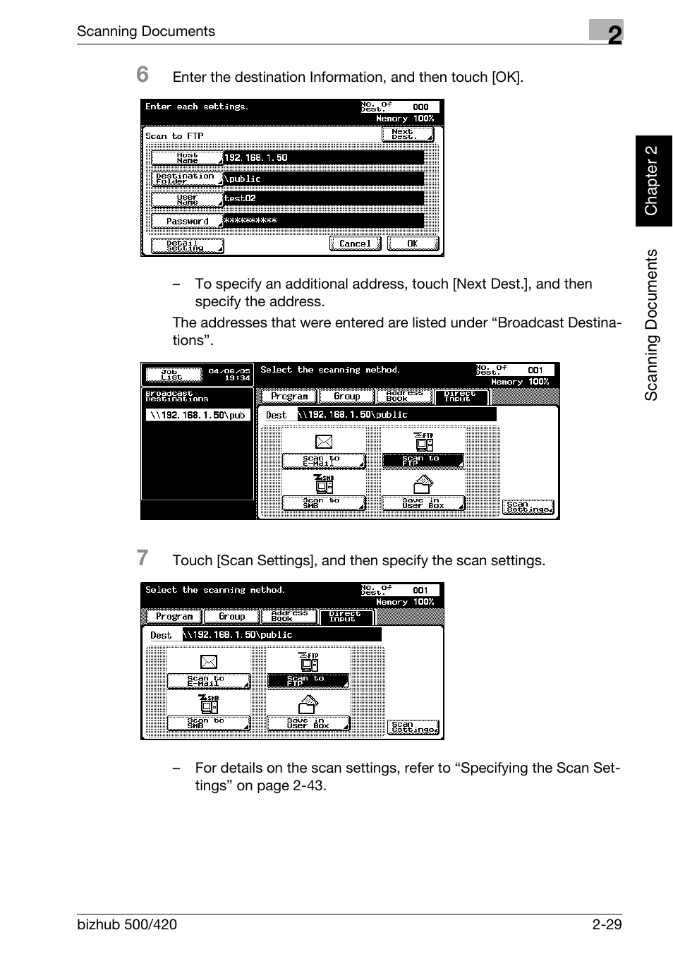 Konica Minolta bizhub 500 User Manual | Page 64 / 412