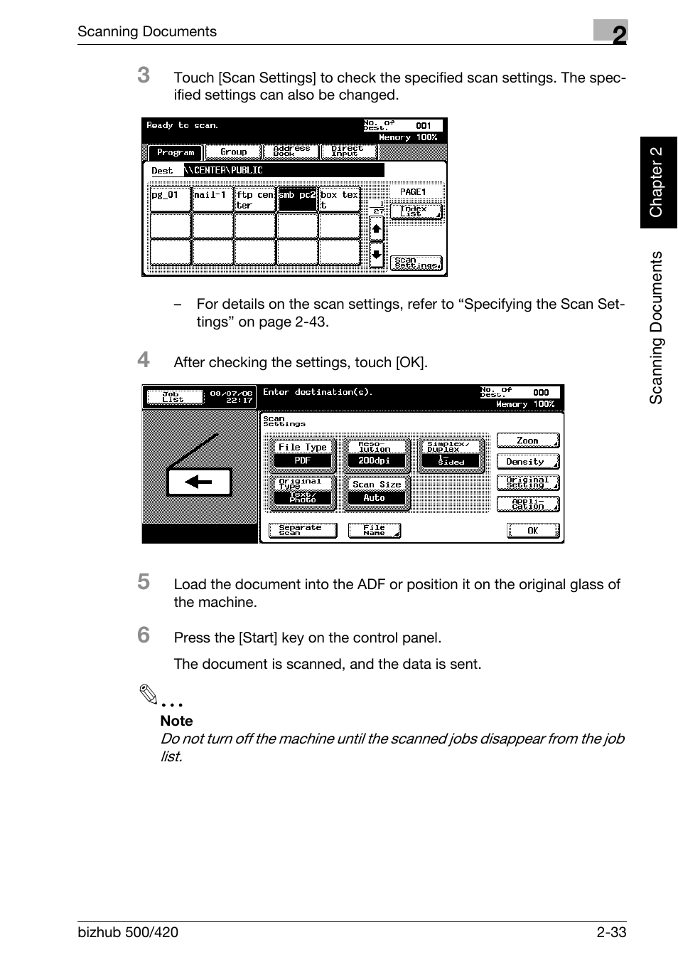 Konica Minolta bizhub 500 User Manual | Page 68 / 412