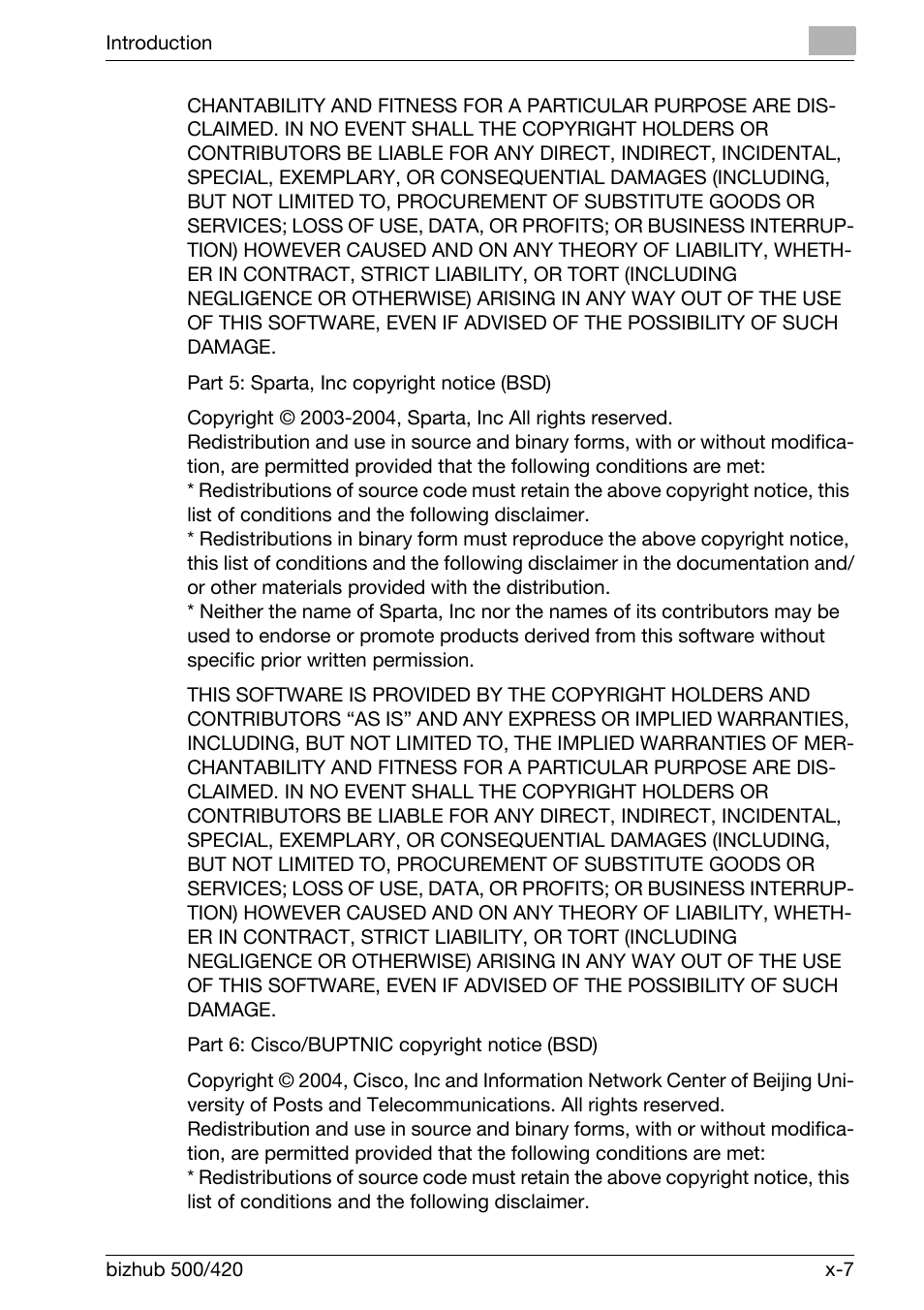 Konica Minolta bizhub 500 User Manual | Page 8 / 412