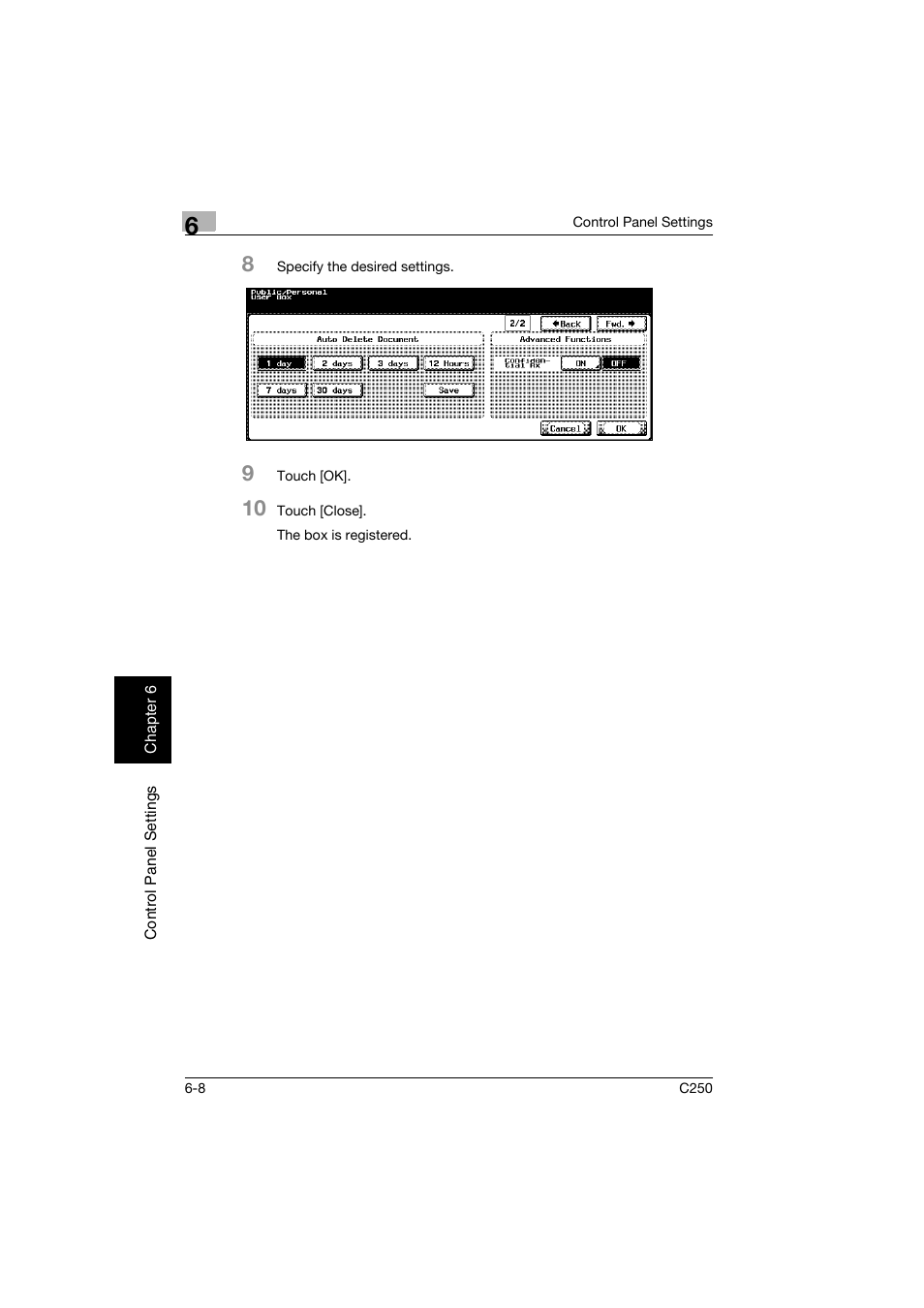 Konica Minolta bizhub C250 User Manual | Page 133 / 194