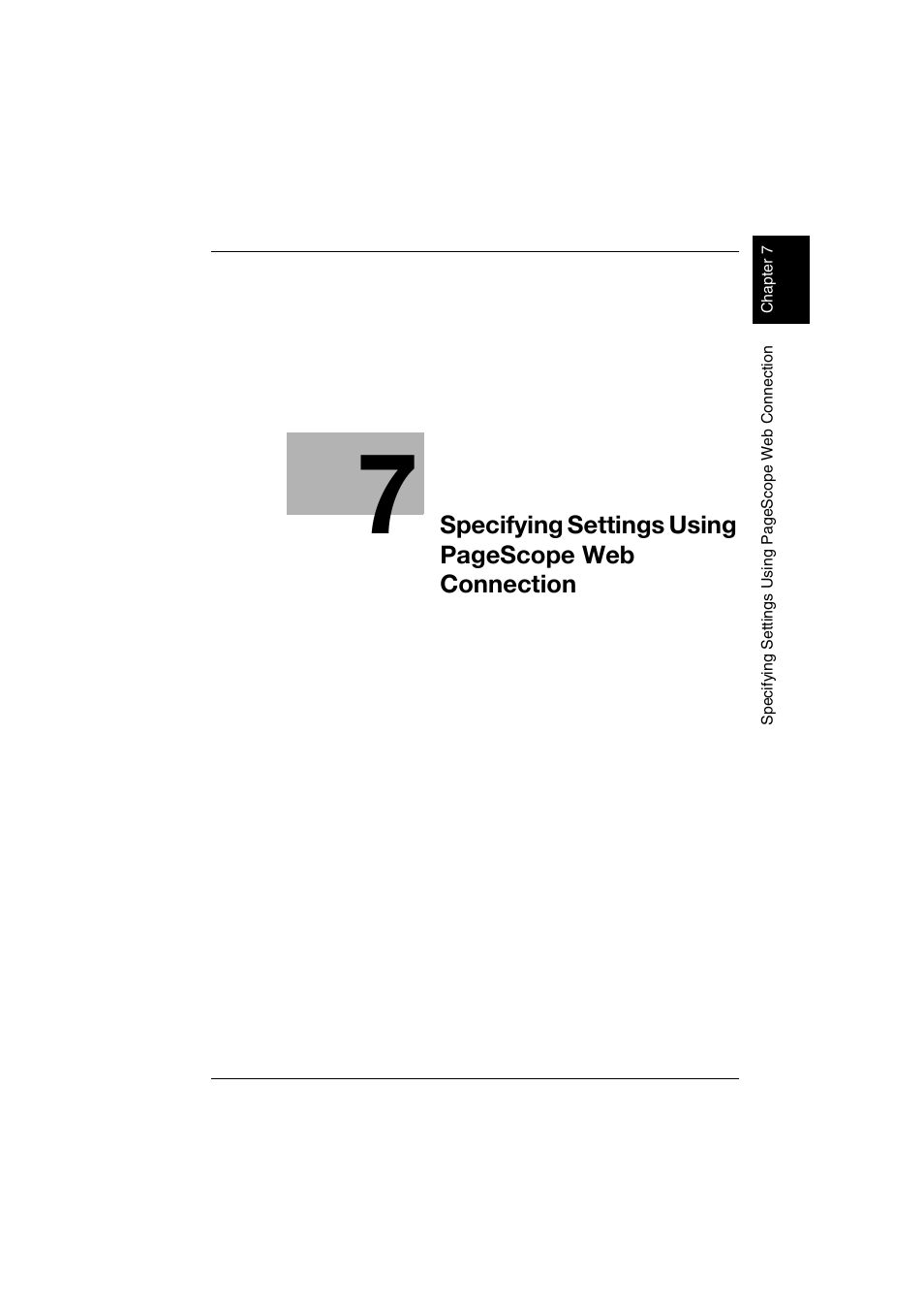 Specifying settings using pagescope web connection | Konica Minolta bizhub C250 User Manual | Page 154 / 194