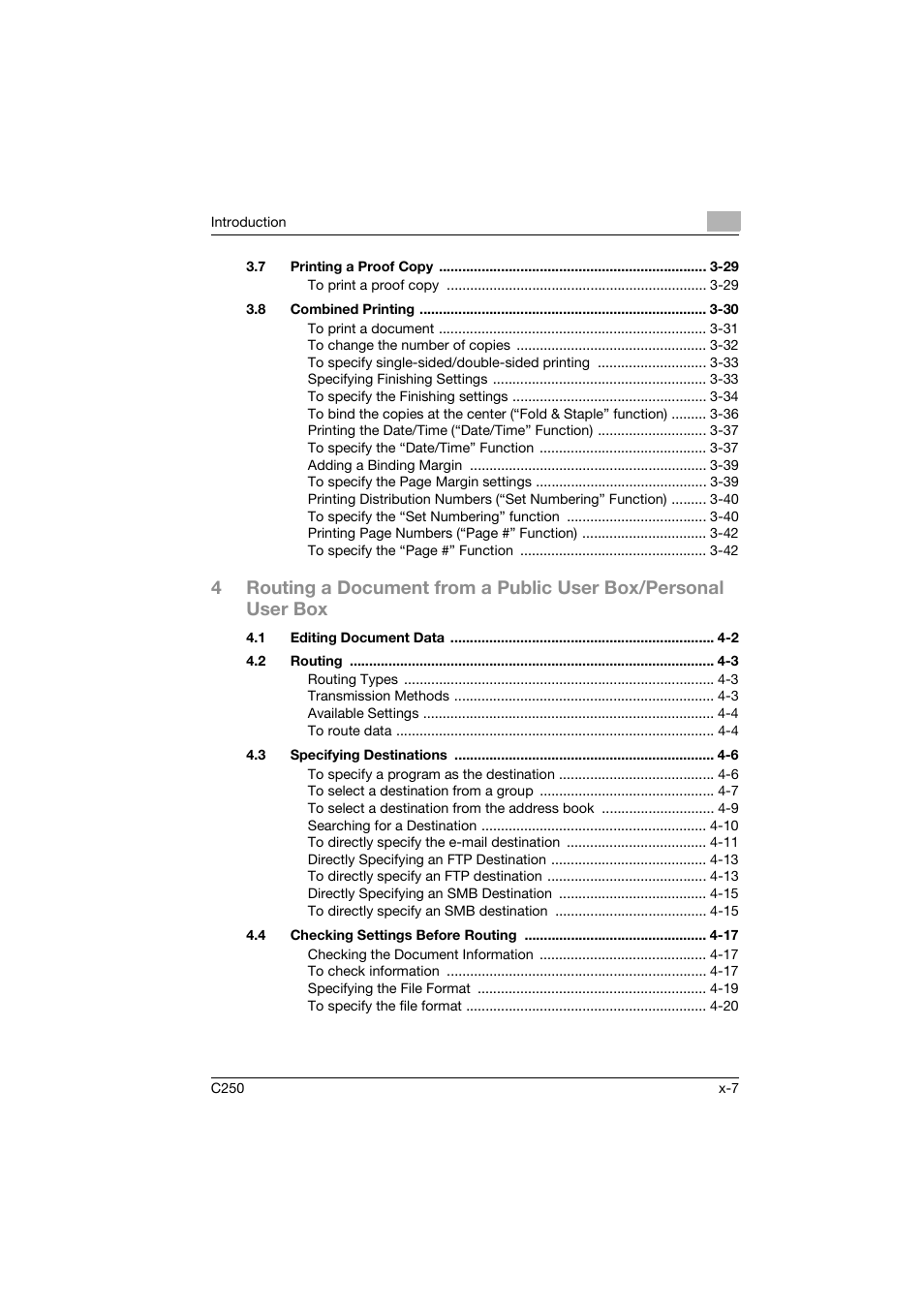 Konica Minolta bizhub C250 User Manual | Page 8 / 194