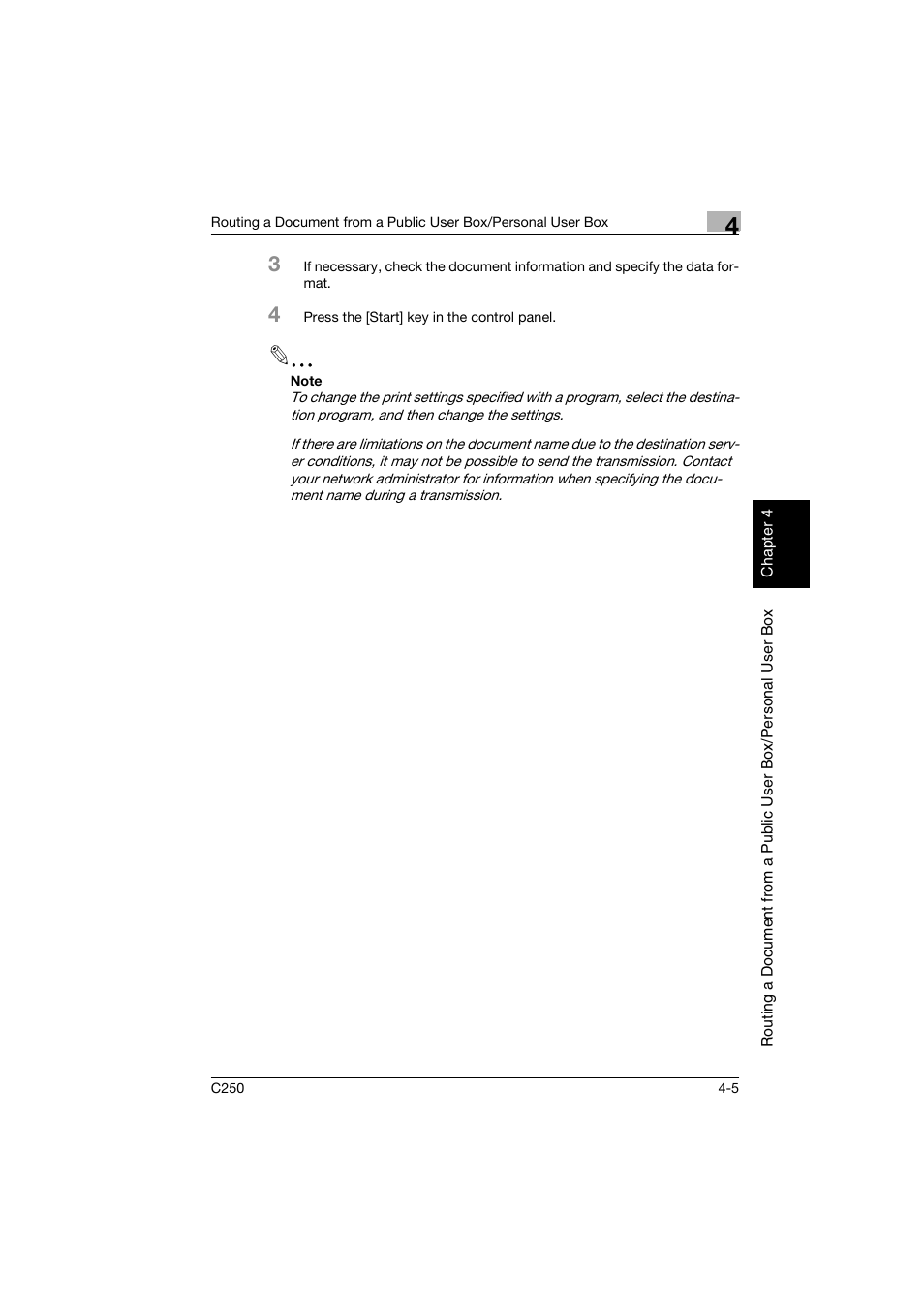 Konica Minolta bizhub C250 User Manual | Page 86 / 194