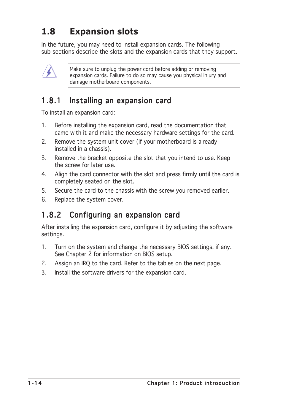 8 expansion slots | Asus A8N-VM CSM User Manual | Page 24 / 86