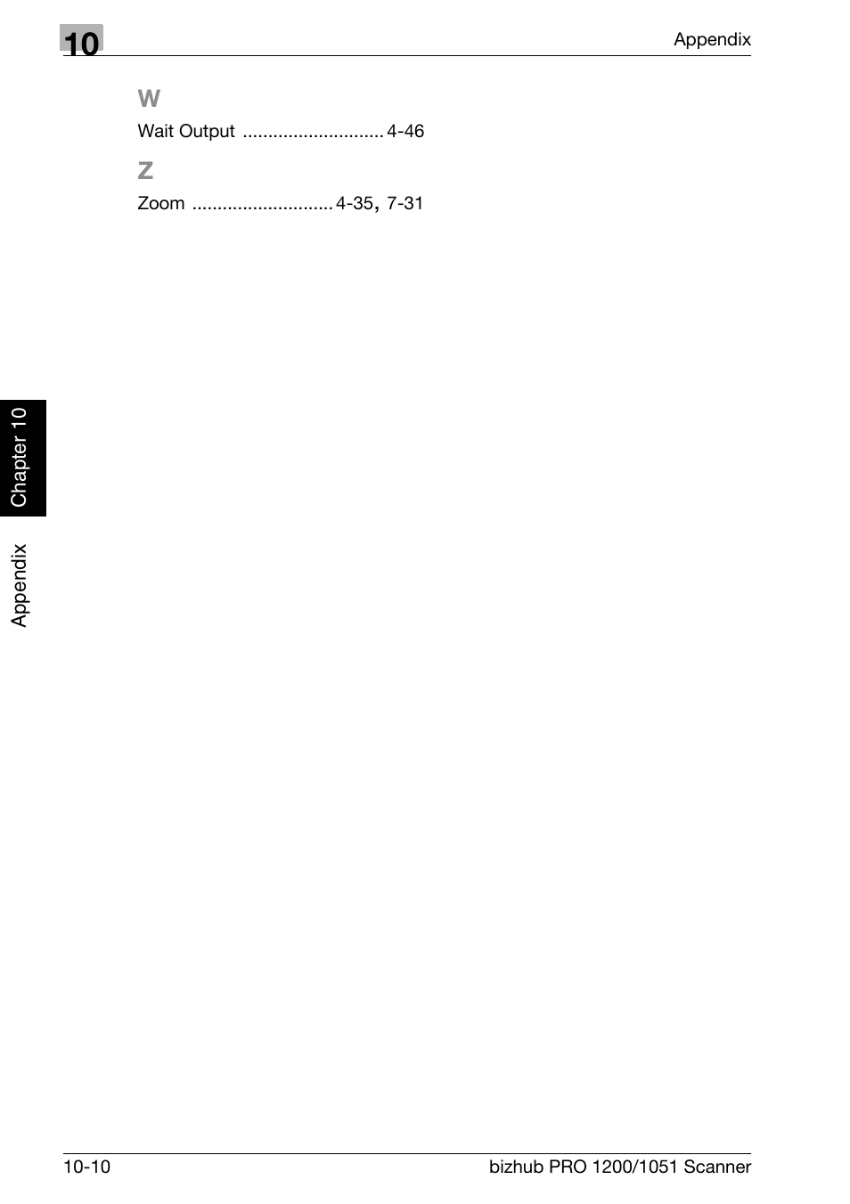 Konica Minolta bizhub PRO 1200 User Manual | Page 169 / 170