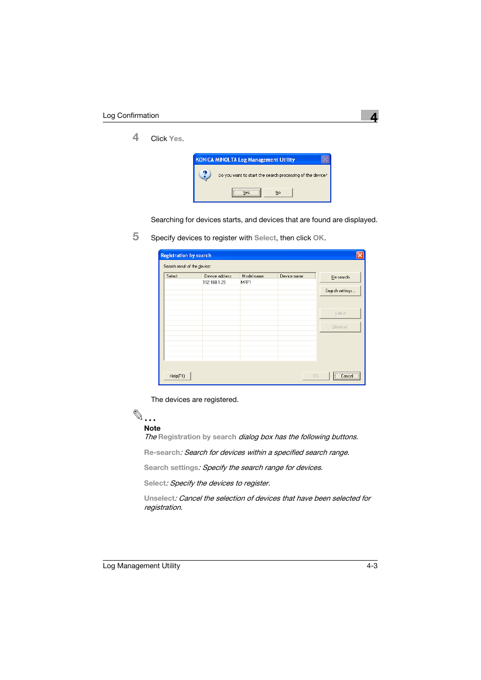 Konica Minolta PageScope Log Management Utility User Manual | Page 24 / 76