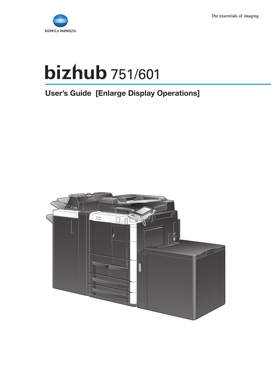 Konica Minolta bizhub 601 User Manual | 101 pages