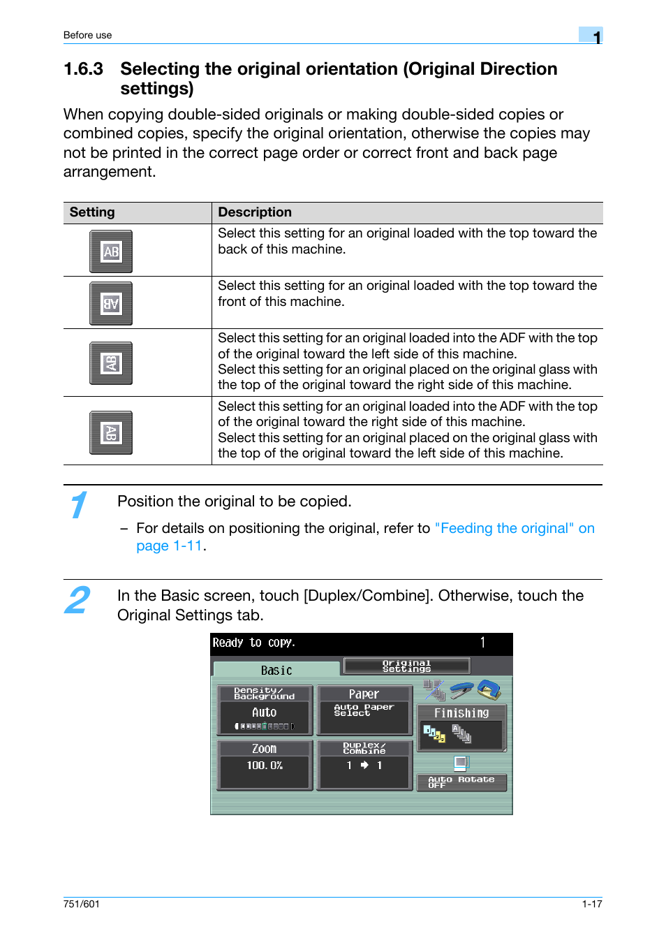 Konica Minolta bizhub 601 User Manual | Page 23 / 101