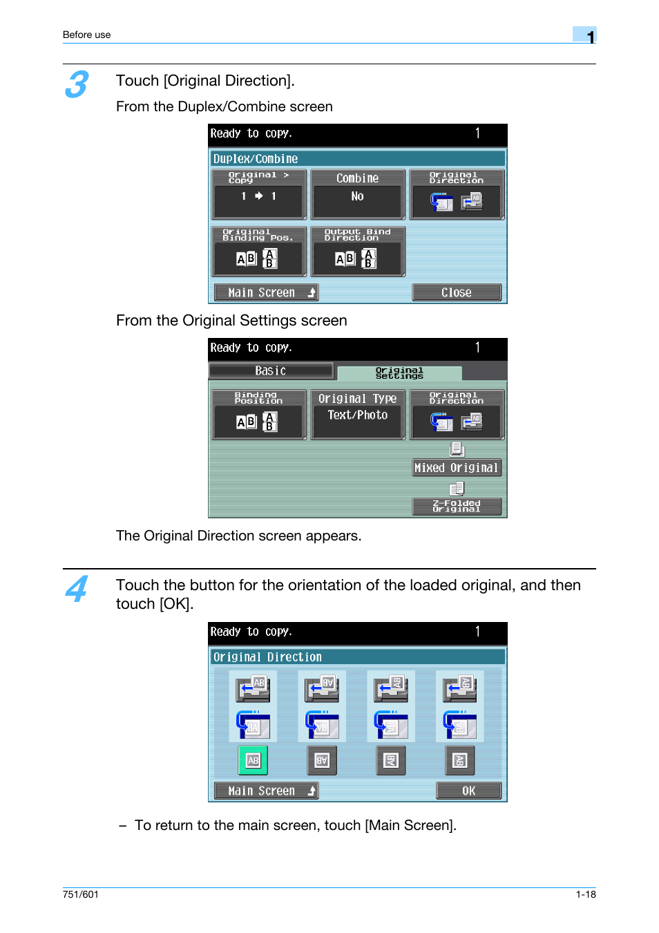 Konica Minolta bizhub 601 User Manual | Page 24 / 101