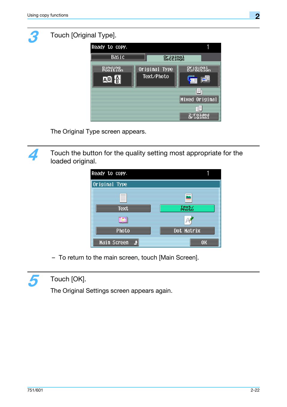 Konica Minolta bizhub 601 User Manual | Page 49 / 101