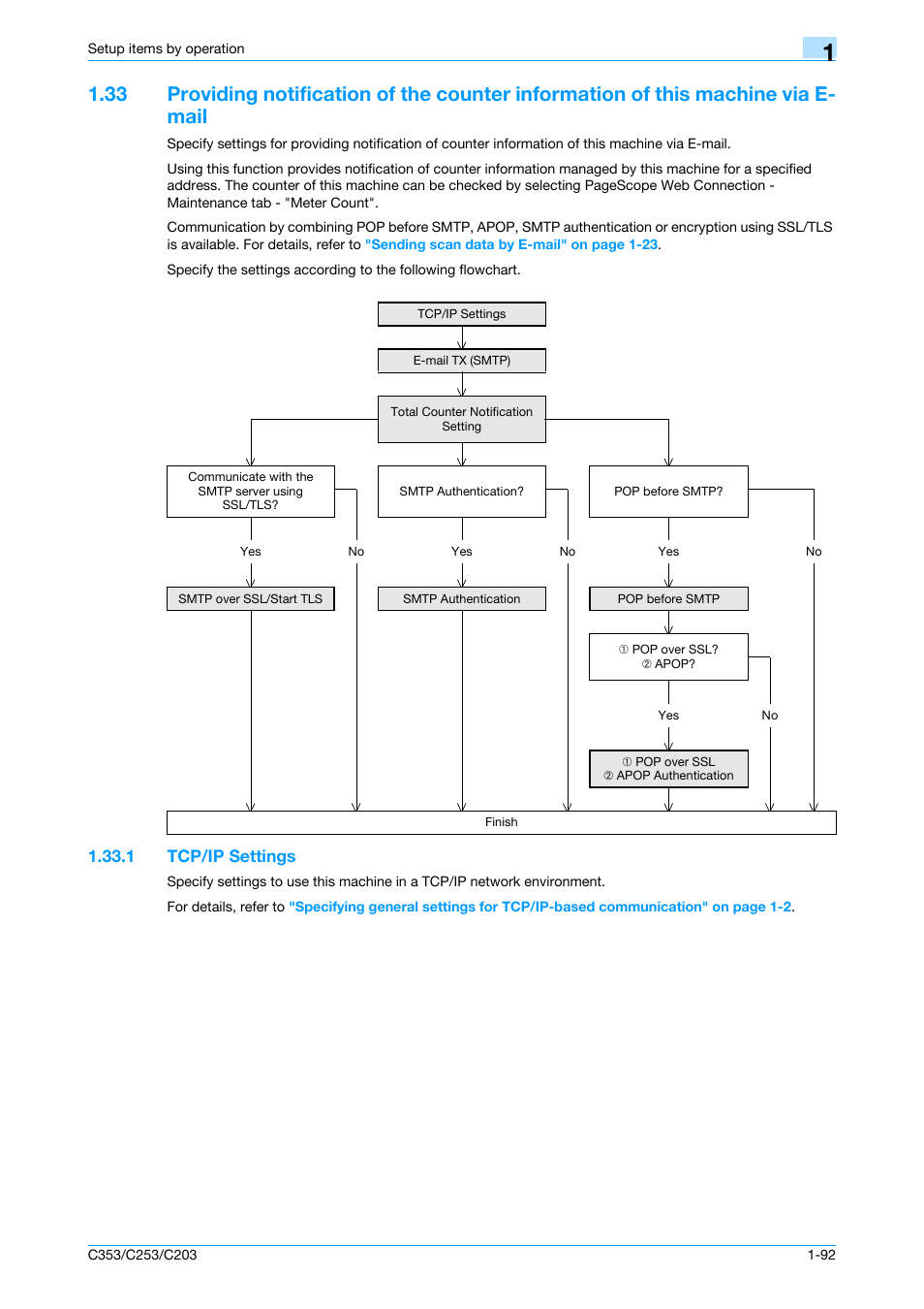 1 tcp/ip settings, Tcp/ip settings -92 | Konica Minolta bizhub C353 User Manual | Page 105 / 220