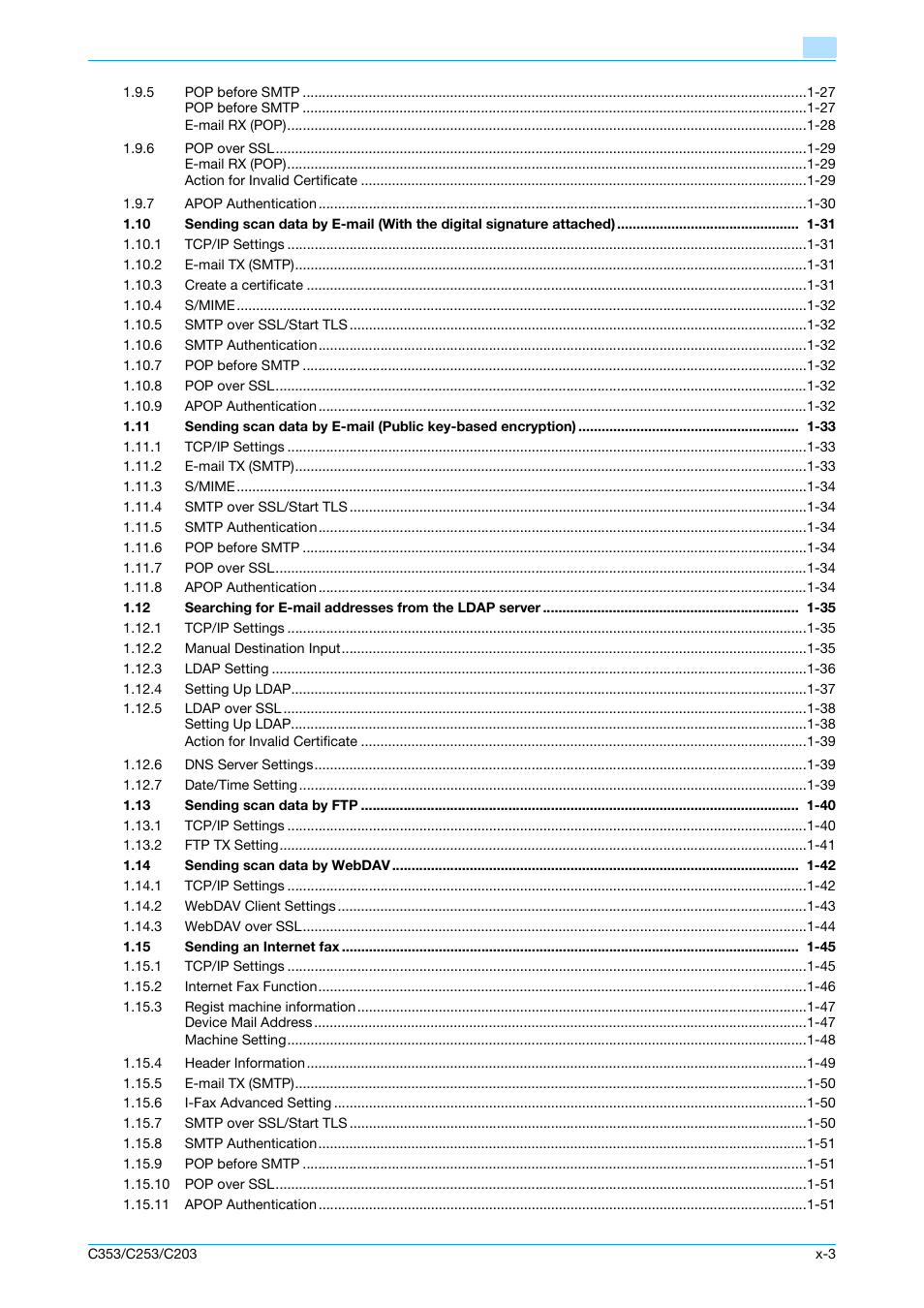 Konica Minolta bizhub C353 User Manual | Page 4 / 220