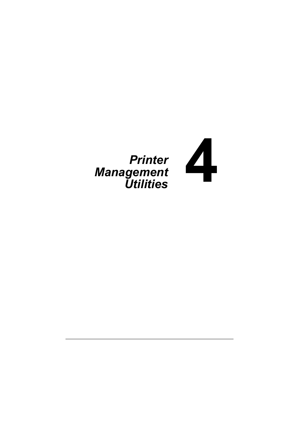 Ch.4 printer management utilities, Printer management utilities -1 | Konica Minolta magicolor 1650EN User Manual | Page 134 / 317