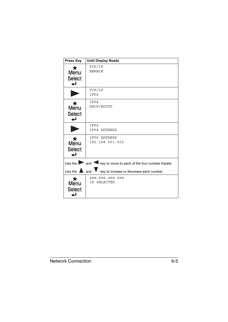 Network connection 6-5 | Konica Minolta magicolor 1650EN User Manual | Page 150 / 317