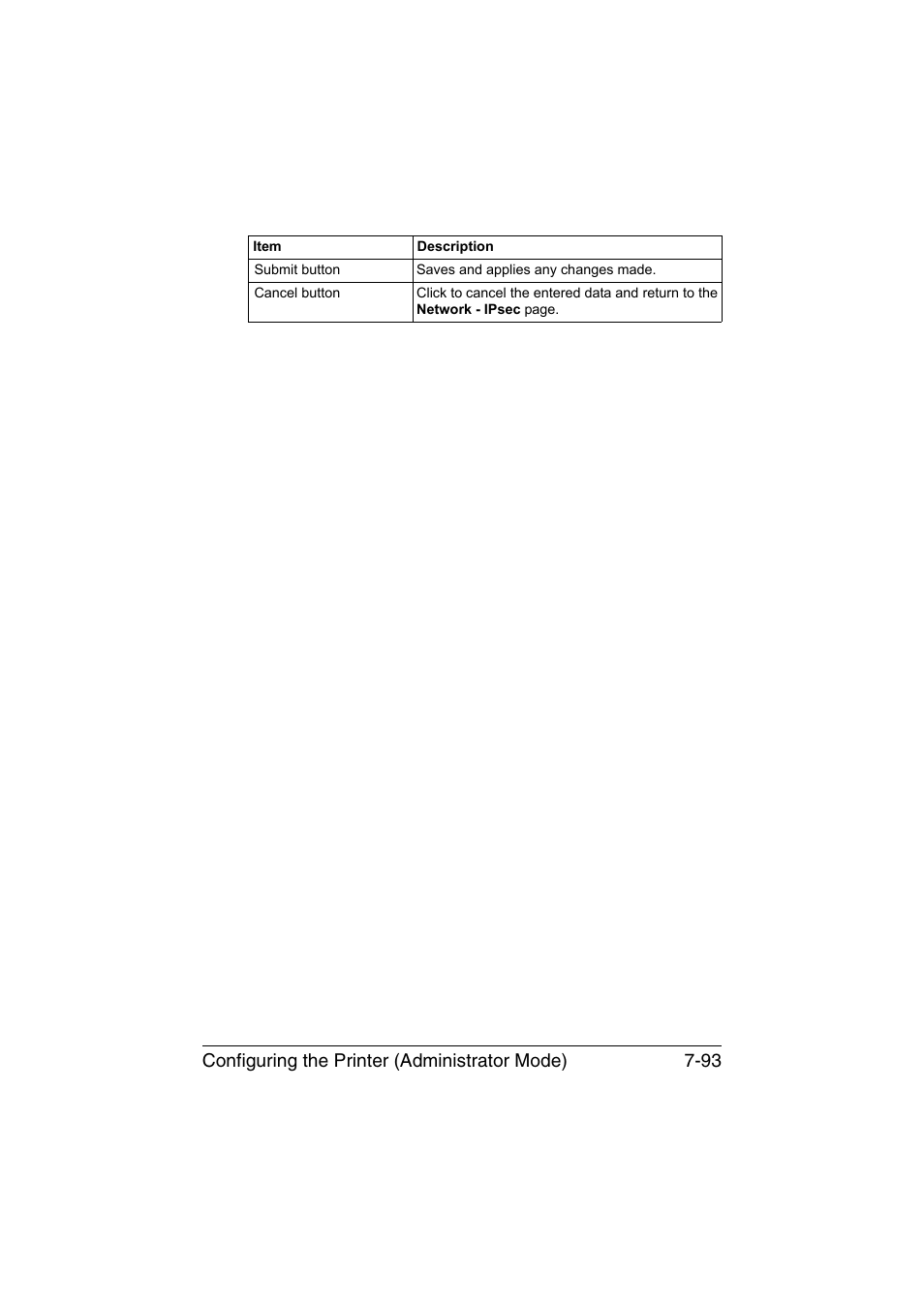 Configuring the printer (administrator mode) 7-93 | Konica Minolta magicolor 1650EN User Manual | Page 278 / 317