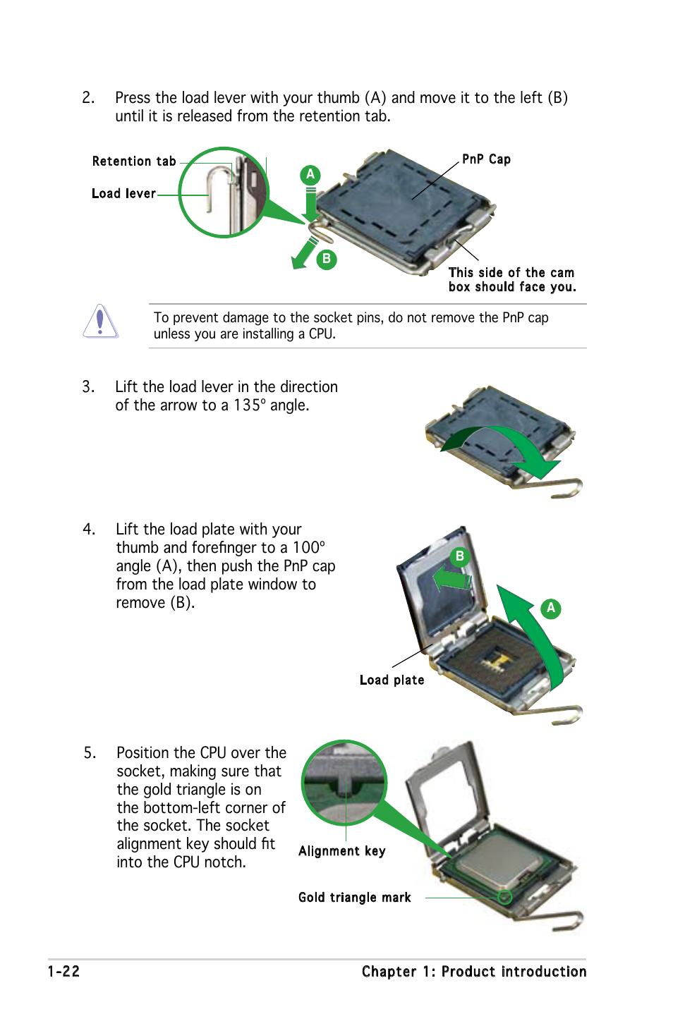 Asus P5GPL-X SE User Manual | Page 22 / 94