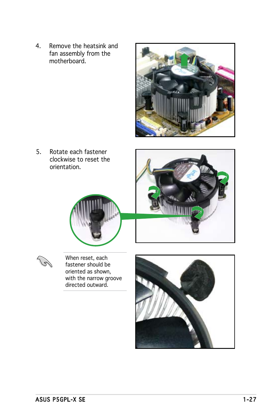 Asus P5GPL-X SE User Manual | Page 27 / 94